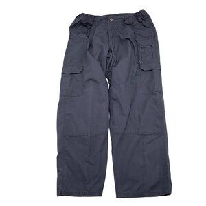 5.11+ Tactical‎ Pants Men 38Wx29L Gray Ripstop 74273 Cargo Straight Leg Cotton